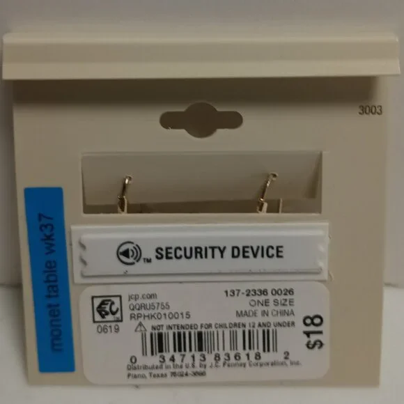 MONET EMERALD QUEEN EARRINGS - Picture 2 of 2